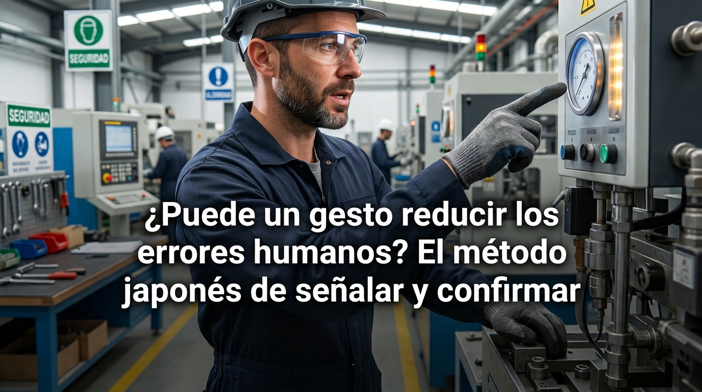 ¿Puede un gesto reducir los errores humanos? El método japonés de señalar y confirmar